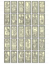 Instant Digital Download Vintage Tarot Cards Collage Sheet 1x2 Etsy Vintage Tarot Vintage Tarot Cards Tarot Cards Art