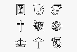 Gm487781419 $ 33.00 istock in stock Spanish Traditional Elements Spain Icon Black And White Hd Png Download Transparent Png Image Pngitem