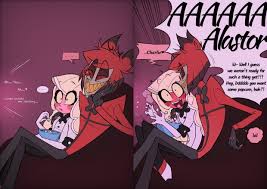 Alastor and Charlie watching a.... You get the idea : rHazbinHotel