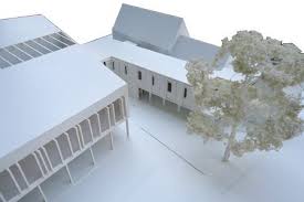 Maquette De L Extension De La Maison Communale De Zedelgem Pour Le Bureau Zed Architects