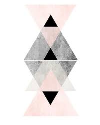 Affiche Scandinave Art Mural Geometrique Rose Et Gris Art Art Minimaliste Impression D Art Abstrait Impression D Art Impression Jet D Encre Art Mural Af Geometric Wall Art Geometric Art Geometric Poster