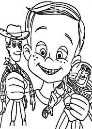 Use these images to quickly print coloring pages. Andy Davis Holding Woody And Buzz In Toy Story Coloring Page Download Print Online Coloring Pages For Free Color Nimbus