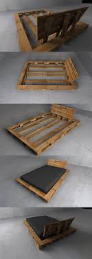 90 cm ein bett mit den. 4x Euro Pallet Nothing Else For 1 4m X 2 0m Bed Size Holzpaletten Basteln Diy Palettenmobel Selbstgemachte Bettrahmen