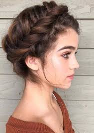 Perfect Easy Crown Braids You Must Create Nowadays In 2020 With Images Medium Length Hair Styles Hairstyles For Thin Hair Long Hair Styles