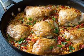 One Pot Chicken And Orzo Recipe With Video Recipe Orzo Recipes Easy Chicken Recipes Chicken Recipes Easy Quick