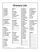 Upgrade your personal grocery list to get: Printable Grocery Lists