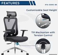 Hot mfavour ergonomic office chair Store mfavour Ergonomic Office Chair  Mesh Chair with 3D Armrest and