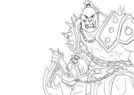 Download World Of Warcraft Orc Coloring Pages Coloring Pages Desenhos Para Colorir Colorir Desenhos