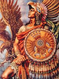 Eagle with us flag colored eagle tattoo. The Aztec Eagle Knights Or Warriors Of The Aztec Empire In Tattoo Culture