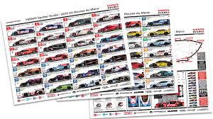 Deux voitures ont été disqualifiées à l'issue des 24 heures du mans, ont annoncé lundi soir les organisateurs de la course d'endurance. Search Results For 2015 24 Heures Spotter Guides