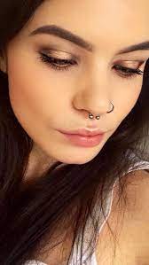 My Two Nose Piercings Septum And Nostril Earings Piercings Two Nose Piercings Septum Nose Piercing