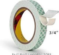 4026 Double Sided Foam Mounting Tape - Strong Adhesive Tape For Signs,  Panels, UPVC, Plastic & Indoor Use - Durable Weather Resistant PE Foam  Bonding ...