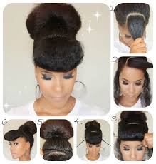 Tuto coiffure simple cheveux mi long/long ✨ chignon tresse facile ✨ coiffure tresse en noeudsdans ce tuto coiffure je vous montre comment realiser une belle. Tuto 7 Chignons De Fetes A Realiser Sur Cheveux Afro Lisses