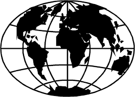Black And White Graphics Images Globe Black And White Free Globe Clipart Clip Art Images And Graphic Design Art Illustrations And Posters Mobile Art