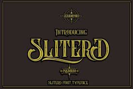 A simple program which facilitates you to create fonts and save them to svg, ttf like formats. Sliterd Font By Jehansyah251 Creative Fabrica Free Fonts For Designers Business Card Logo Best Free Fonts