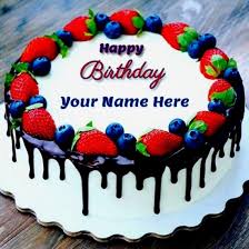 Birthday Cake With Name And Photo Generator Online 25 Inspiration Photo Of Happy Birthday Cake With Name Edit Inside Happy Birthday Cake With Name And Photo Edit Di 2020 Kue