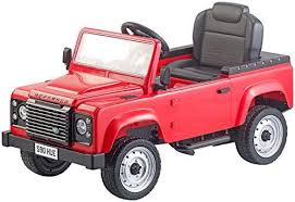 Playtastic Voiture A Pedales Pour Enfant Land Rover Rouge Voiture Enfant Voiture Voiture A Pedales