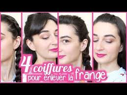 Cela dit, là n'est pas la question, aujourd'hui, on s'inspire pour patienter en attendant. 4 Coiffures Rapides Pour Enlever Sa Frange Ou L Attacher L Ete Youtube