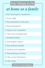 Fun Things To Do With Kids At Home Cheers To Life Blogging Things To Do At Home Fun Things To Do Bored Kids