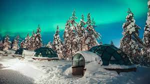 Book northern lights tours in alaska! See The Northern Lights From A Glass Igloo At Kakslauttanen In Finland