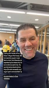 Cooking with friends at Fred Victor in Regent Park today. 500 hot meals for  people in need. Here’s a fact: 1 in 4 Canadians is experiencing food  insecurity. So we do what we can to help. You can help ...