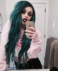 Rachel Castro Goth Hair Pastel Goth Hair Dark Teal Hair