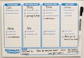 Chore Charts For College Roommates Lamasa Jasonkellyphoto Co