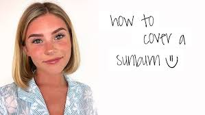 How to Cover Sunburn with Makeup