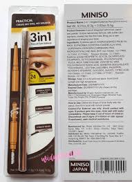 Collaboration Post Miniso 3 In 1 Eyebrow Pencil Pensil Alis Viva Versi Upgrade Eye Products Favourite Goersbeautypostcollaboration Bahasa Indonesia Widyalimited
