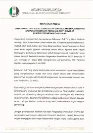 Bayaran zakat fitrah bermula maghrib 1 ramadhan 1441h sehingga sebelum. Dr Ahmad Samsuri Mokhtar On Twitter Kenyataan Media Majlis Agama Islam Dan Adat Melayu Terengganu Maidam Berkaitan Kebenaran Aktiviti Ibadah Di Masjid Dan Surau Seluruh Negeri Terengganu Seperti Yang Telah Diperkenan Oleh
