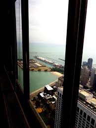 Navy Pier As Seen From The Signature Restaurant Of The John Hancock Building 95th Floor Chicago Beautiful Lakes Lake Airplane View