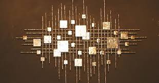 5 out of 5 stars. Abstract Metal Sculpture Wall Art Mid Century Brutal Gold Rods Eames Jere Sty Ebay Modern Metal Wall Art Wall Sculpture Art Metal Sculpture Wall Art