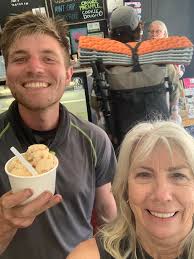 Hiker brings ice cream to Huron peak