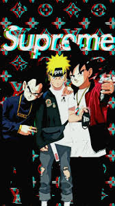 Possible spoilers if you haven't seen some of the anime that these characters are from! Cool Anime Characters Supreme Wallpapers Wallpaper Cave