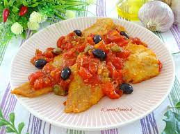 Filetti di merluzzo alla livornese. Merluzzo Alla Livornese Ricetta Il Cuore In Pentola