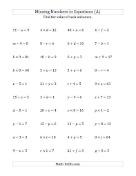 Pin By Mai On Mai Algebra Worksheets Pre Algebra Worksheets One Step Equations