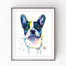 Black french bulldog baby watercolor painting print by slaveika aladjova, art, animal, illustration, home decor, nursery, gift, contemporary, dog art • printed especially for you! French Bulldog Dog Bathroom Wall Art 11x14 Artist Print Art Gift Animals Art Art Prints