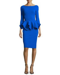 3 4 Sleeve Peplum Cocktail Dress Dresses Peplum Dress Semi Formal Dresses Black