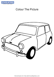 Free printable c is for car coloring page in vector format, easy to print from any device and automatically fit any paper size. Mr Bean Car Mr Bean Coloring Pages Worksheets For Preschool Kindergarten First Grade Art And Craft Worksheets Schoolmykids Com