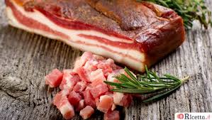 Con questo termine si indica generalmente una pancetta tesa ricavata dallo stesso taglio, con una o due vene trasversali di. Pancetta Bacon E Guanciale Le Differenze Ricetta It