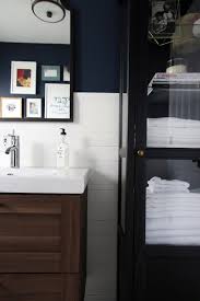 This sink provides enough space in the back edge for any bathroom accessories. A Half Bath Refresh Chris Loves Julia