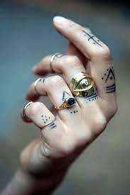 45 Meaningful But Cute Minimalist Tribal Tattoo Designs Finger Tattoo Designs Tattoos Finger Tattoos