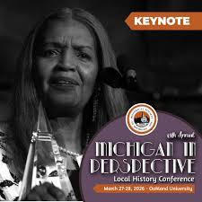 Motown fans—we have a special keynote presentation for you at this year's  Local History Conference! Join us for “Motown's Sylvia Moy: The Legacy of a  Hitmaker” presented by Silvia's sister, Celeste Moy.
