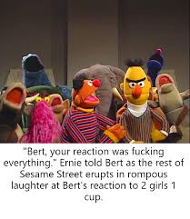 And with that, Bert never watched porn again. : rbertstrips