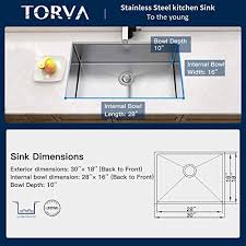 And since ikea doesn't make a 33 base, we are stuck with the 30. Torva 30 Inch Undermount Kitchen Sink 16 Gauge Stainless Steel Undermount Single Bowl 30 X 18 X 10 Inch Deep Fits 33 Inch Cabinet Pricepulse
