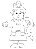 2480 x 3508 file type: Community Helpers And People Coloring Pages