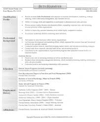 Sales Professional Resume Examples Resumes For Sales Professionals
