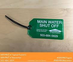 Water Damage Water Shut Off Tags Damage Restoration Water Damage Tigard