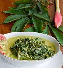 Indonesian Medan Food Gulai Daun Ubi Resep Masakan Indonesia Gulai Ubi