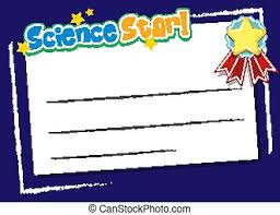 How to make a timeline in word 1. Background Template Design With Blue Frame And Word Science Star Illustration Canstock
